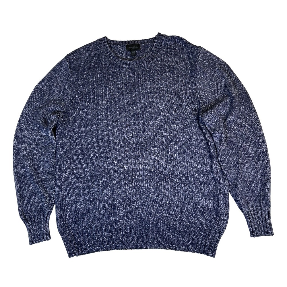 Magaschoni Man‎ Cotton Blend Crew Neck Sweater Men's Size Large